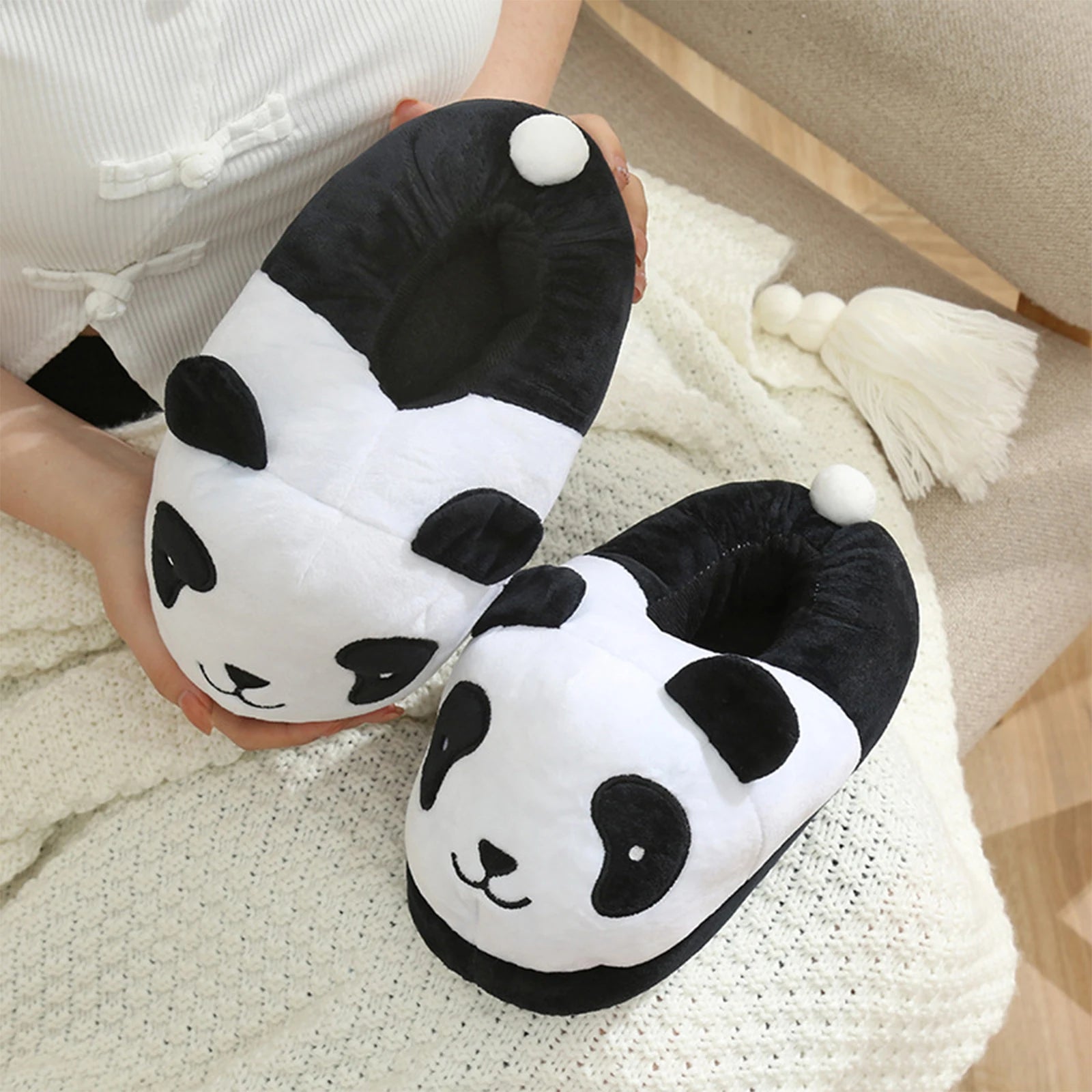 Panda Cute Plush Slippers