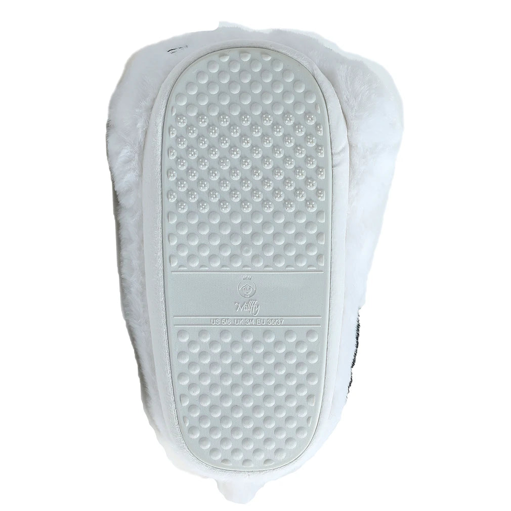 Lovely White Black Cat Slippers Animal Home Shoes Indoor Fashion Women Breathable Comfortable Home Soft Slippers