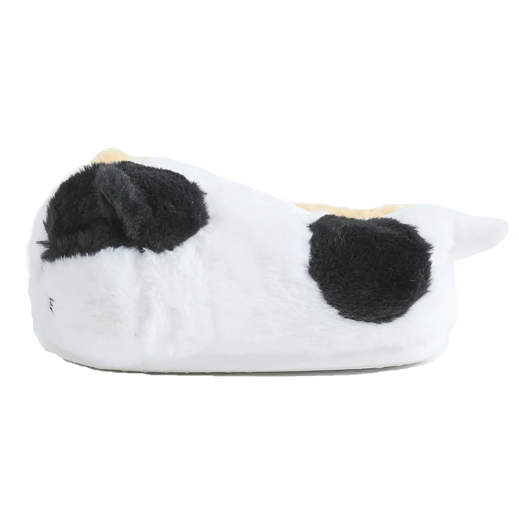 Lovely White Black Cat Slippers Animal Home Shoes Indoor Fashion Women Breathable Comfortable Home Soft Slippers