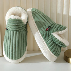 Ribbed  Lined Slippers