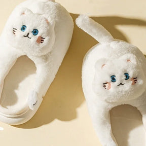 Cat Cartoon Cute Winter Slippers