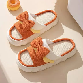 2025Fashion Corduroy Cross band Open Toe Home Slippers Women Autumn Winter Warm Plush Slides ladies Bedroom Soft Sole Slippers