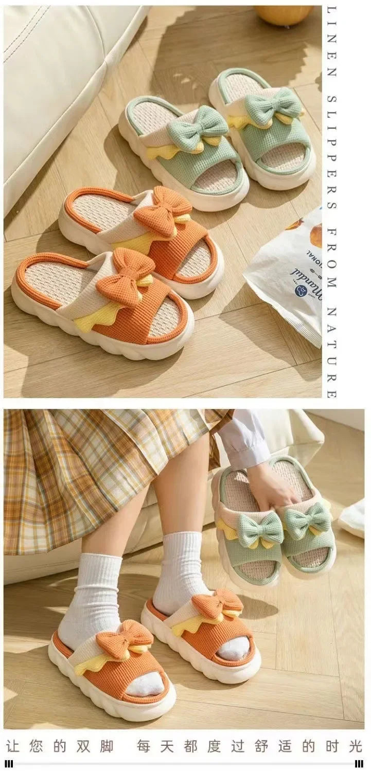 2025Fashion Corduroy Cross band Open Toe Home Slippers Women Autumn Winter Warm Plush Slides ladies Bedroom Soft Sole Slippers