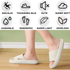 Cloud Sliders Non-Slip Bathroom Slippers