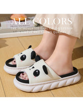 2024 Cute Cartoon Cow Linen Slippers Universal Indoor Home Four Seasons Non-slip Cotton Linen Sandals