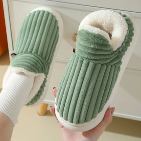 Ribbed  Lined Slippers