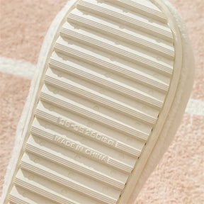 Warm Slipper House Cartoon Teddy Bear Womens Winter Plush Contton Indoor Funny Fuzzy Floor Home Room Shoes Flat Female Men Male
