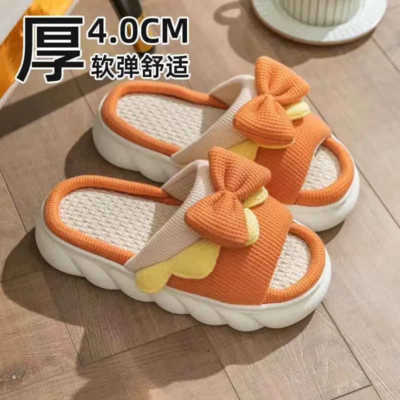 2025Fashion Corduroy Cross band Open Toe Home Slippers Women Autumn Winter Warm Plush Slides ladies Bedroom Soft Sole Slippers